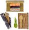 HOUSEVAG® Make Maki Kit Sushi 10 Pieces Bamboo sushi kit Sushi Maker for Japanese Food with Japanese Chopsticks Set Sushi Certificate Tribute Recipe And Video Tutorial