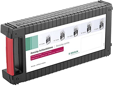 Kerbl GT170 Aufsteckkammset für GH700/GT736/GT748/GT710 Favorita Rasieren Kopf, 5 Stück
