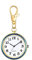 JewelryWe Karabiner Taschenuhr mit Gravur Quarz Analog Uhr Strass Quarzuhr mit Schlüsselanhänger für Ärzte Krankenschwestern Sanitäter Köche Gold Blau