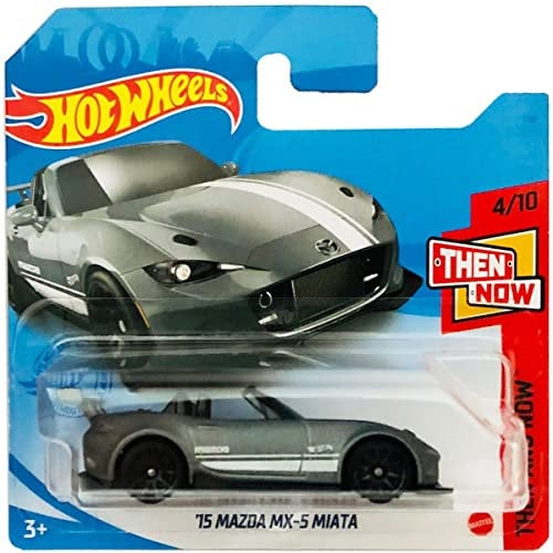 Friki Monkey Hot Wheels '15 Mazda MX-5 Miata Then and Now 4/10 (129/250) 2021 Kurzkarte + Blisterverpackung