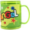 PLUS HOME Taza con nombre personalizado para niñ@,100% a prueba de fugas, sin BPA, 350 ml, para guardería, colegio, viajes y deporte (Angel)