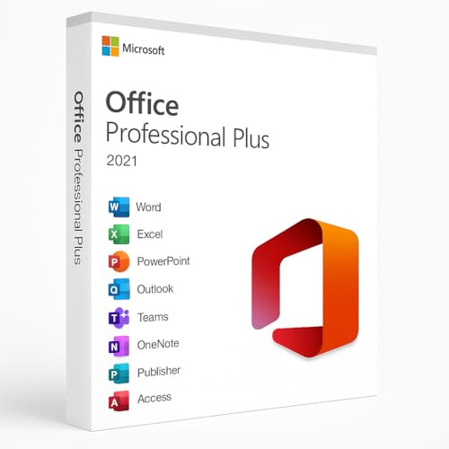 Microsoft Office 2021 Professional Plus | Lifetime Licence | 1 PC | FOR WINDOWS SYSTEMS ONLY | NOT FOR CHROMEBOOKS / macOS / MOBILE DEVICES !