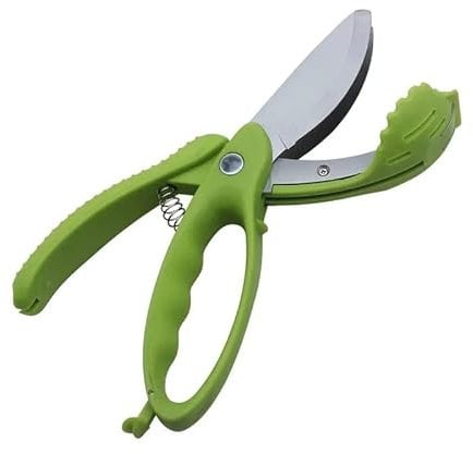 New and Improved Salad Scissors For Chopping Tossing Cutting Vegetable Cutter Chopper Food Heavy Duty Veggie Slicer Chopped Kitchen Tools Gadgets Scissor Toss Vegetables Fruits Shears Leafy Greens