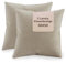SONIT - Kissenbezug 50x50 cm - Sofa Kissen, Deko Kissenbezüge für Wohnzimmer und Schlafzimmer - 2er-Set - Made in Italy - Beige
