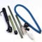 Battery Fish Tank Vacuum Siphon Pump Cleaner Drainer Aquarium Gravel Cleaner Hose with Water Filter Bag, Automatic Fluids Transfer Tool