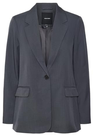 VERO MODA Vmrita LS Loose Blazer Noos, Asfalto, S Donna