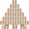 AOSWELE 24 Pcs Golden Candle Tins, Premium Matte Candle Vessels for DIY Kit