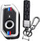 KUNIO Custodia per chiave per moto adatta per BMW R1250R S1000R GS 1250 900xr R1250 RT F900R GS 1200 ADV F750GS F850GS K1600GT custodia in metallo portachiavi, A argento., Motorrad Schlüsselhülle