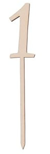 Sallys Cake Topper Zahlen nachhaltig aus echtem Holz, ökologisch abbaubar, zum Bemalen oder Einsprühen - Tortendeko Kuchendeko Cupcake Kuchen Torten Geburtstag Party (1)
