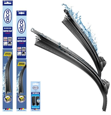 alca® Scheibenwischer Set passend für MERCEDES-BENZ B-KLASSE (10.2011-06.2025) SUPER FLAT Flachbalkenwischer