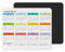 Vixar Calendar 2025 Mouse mat pad for UK with Holiday Non Slip PC Desktop Laptop for Office home (White)