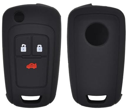 XEBRAD Silicone Key Case Cover Keyless Fob Shell, for Vauxhall, for Opel, Astra J, Insignia A, Zafira, Cascade, Holden, Barina, for Cruze, Trax car key shell