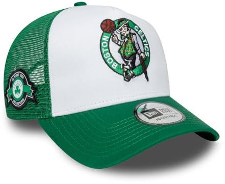 New Era A-Frame Mesh Trucker Cap - SIDEPATCH Boston Celtics