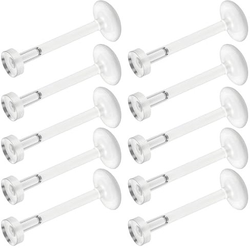 Lusofie 16 Stück 16g Lippenpiercing Stecker Piercing Lippe Labret Ring Retainer Set Aus Acryl Tragus Knorpel Piercing Ohr Bioflex Labret Piercing Nasenstecker Für Sport Und Arbeit(6–12 Mm)
