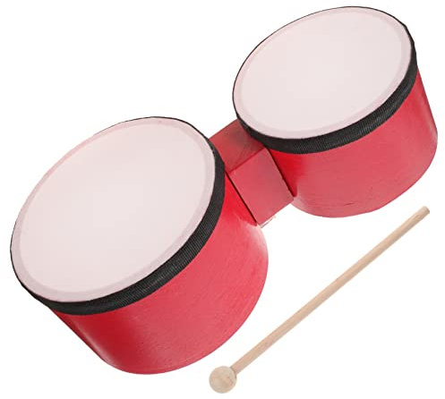 TOYANDONA Set Mit Bongo Trommeln Für Und Schlaginstrumente Pädagogisches Musikinstrument Ideal Für Frühes Lernen Und Kreative Spielzeit Kindgerechtes Design