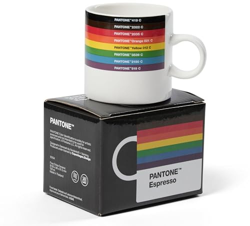 Pantone Porzellan Espressotasse, 120 ml, inkl. Geschenkbox, PRIDE