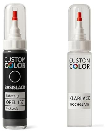 Custom Color Lackstift für OPEL 157 LACKSTIFT Reparatur Set Autolack 2x20ml