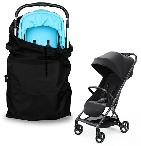 GZXUEHU Transporttasche Kinderwagen, Universal Transporttasche Reißfeste wasserdichte Schutzhülle, 114x39x30 cm