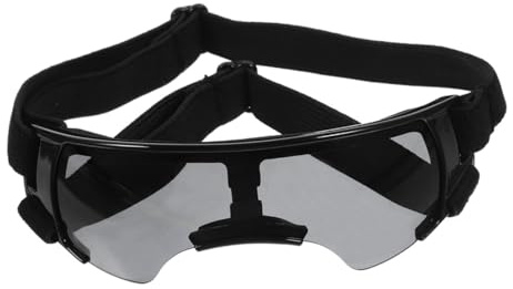 UTHCLO Hundesonnenbrille für Kleine und Mittlere Hunde mit Verstellbaren Ohrbügeln und Riemen Eva Material Stilvoller UV Schutz für Autofahren und Reiten