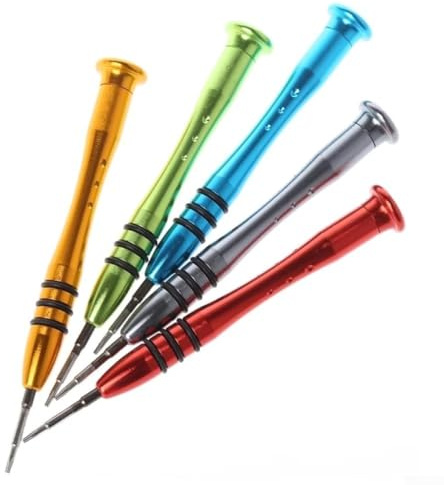 1 tournevis pentalobe étoile 5 points 0 8/1 2 mm pour ordinateur portable téléphone portable entretien embout magnétique tige en aluminium massif (1,2 mm)