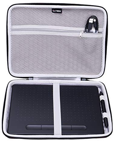 LTGEM Tablet-Schutzhülle für Wacom Intuos Medium Bluetooth Grafiktablett passend für Modell # CTL6100 – harte Schutzhüllen für Reisen und Zuhause