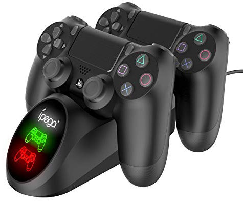 iPega PG-9180 Dual Dockingstation für PS4 Gaming Controller (schwarz)