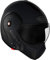 ROOF Helm Boxxer mat zwart maat XL | Helder Vizier | Klapphelme | Ratsche | Glasfaser | geeignet für Mofa, Moped, Motorrad, Roller