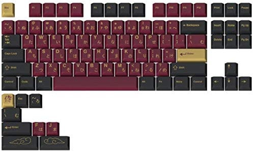 DROP + Redsuns GMK Red Samurai Keycap Set for Tenkeyless Keyboards - Compatible with Cherry MX Switches and Clones (TKL 96-Key Kit)