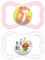 MAM Air Ciuccio in Set da 2, in Silicone Skinsoft con Custodia Porta Succhietto, 16+ Mesi, Rosa