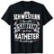 Lustige Pflegekraft Krankenschwester designs Damen Pflegekraft Krankenschwester Pflegerin T-Shirt Schwarz S Klassisches Pflegekraft Humor T-Shirt Kurzarm Crew-Neck 100% Baumwolle Einfarbig S