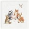 Wrendale Designs Assiette carrée Motif Woodland Party