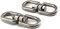 304 stainless steel double ended M10 swivel shackle eye hook 8-shaped ring connector perfect for hanging&rotating pack of 2 pcs