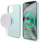 elago Magnetische Silikonhülle, kompatibel mit iPhone 12 und iPhone 12 Pro (6,1 Zoll), eingebaute Magnete, kompatibel mit MagSafe-Zubehör (Mint)