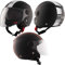 Jet Moto Casco Visiera Grafica Bianca Arancione Omologato ECE 22 06 Nero M