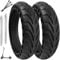 Bitume | 2X Pannensichere Vollgummi-Reifen 8,5 Zoll für Elektroroller von Xiaomi, M365, M365 Pro, 1S, Pro2, Essential, 3 | Anti-Platt-Reifen | Für Vorder- und Hinterrad | Mit Montage-Kit