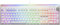 i-rocks Teclado mecánico para juegos K71M RGB con perilla de control multimedia, interruptores Gateron (marrón), 107 teclas con NKRO completo, teclas PBT, teclas de acceso rápido multimedia, cable