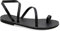 37 Schwarz Emmanuela Zehenring Sandalen aus Leder, hochwertige handgefertigte Slingback Sommerschuhe, Riemchen sandalen mit Knöchelmanschette, flache griechische Sandalen