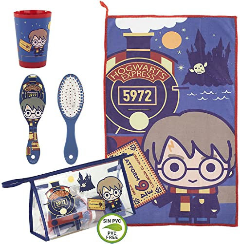 CERDÁ LIFE'S LITTLE MOMENTS - Trousse de Toilette Harry Potter Complète - Licence Officielle Warner Bros Multicolore