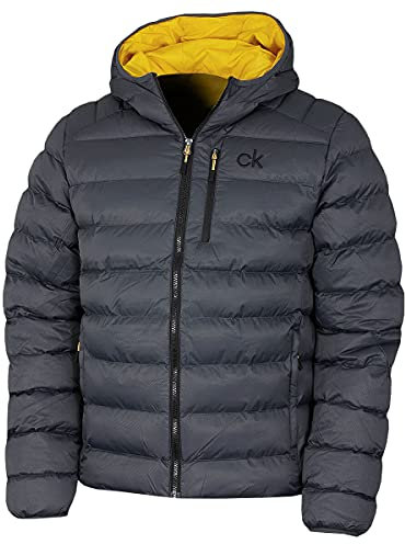 Calvin Klein Mens Woven Jacket - Charcoal - S