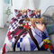 MeeTe Bettbezug Bettwäsche-Set 3-teilig High School DxD Bettwäsche-Set 3-teiliges Bettbezug-Set Mit Reißverschluss Extra Weich Und Langlebig Mit 2 Kissenbezügen (Muster 02,135 x 200 cm)