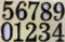 Sticky Property Numbers 0-9 Numbers sets Waterproof Self Adhesive Sticky Number Ideal for Lockers, Doors, House (GOLD/BLACK)