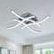 Tealight Plafoniera LED Soffitto, Lampada da Soffitto Moderna Design Curvo, 24W 2700LM Bianco Freddo 6500K Plafoniera Led Per Cucina, Camera da Letto, Soggiorno