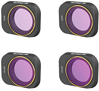 Mini 3 Pro, set di 4 filtri ND per accessori DJI Mini 3 Pro, (ND4+ND8+ND16+ND32)