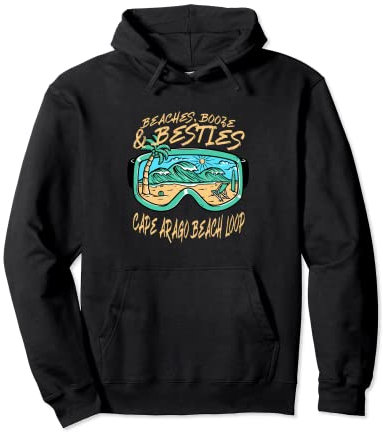 Strände, Alkohol und Besties Cape Argo Beach, Ozean, Oregon Pullover Hoodie