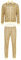 Lonsdale Herren Seabrook Tracksuit, Yellow/Brown/Ecru, XXXL