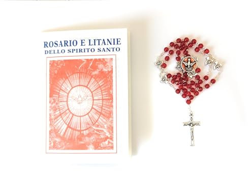 OVUNQUE PROTEGGIMI Rosenkranz des Heiligen Geistes. Krone Rosenkranz Andacht Heiliger Geist 5 mm.