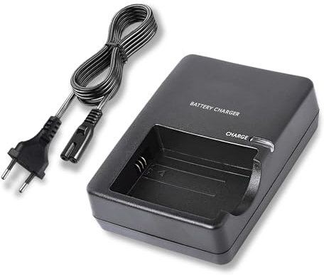 KWTOUL LP-E5 Chargeur de Batterie LC-E5 LC-E5E Compatible avec Canon EOS 1000D, EOS 450D, EOS 500D, EOS Kiss F, EOS Kiss X2, EOS Kiss X3, EOS Rebel T1i, EOS Rebel XS, EOS Rebel Xsi