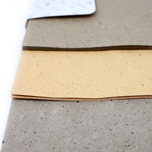 Artway Tree Free - Assorted - Printmaking, Arts & Crafts Paper - 24 Sheets of Plant Fibre Paper - A4-180gsm - Flax, Banana & Coconut