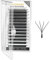 NAGARAKU Double Tips 4D Lash, W Shape Eyelash Extensions Premade Fans 0.07mm C Curl 8-15mm Mix 8D Russian Volume Lash Matte Pre Fanned Black False Eye Lashes