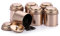 IGNPION Lot de 6 boîtes hermétiques en métal pour thé, café, biscuits, sucre - 236,8 g